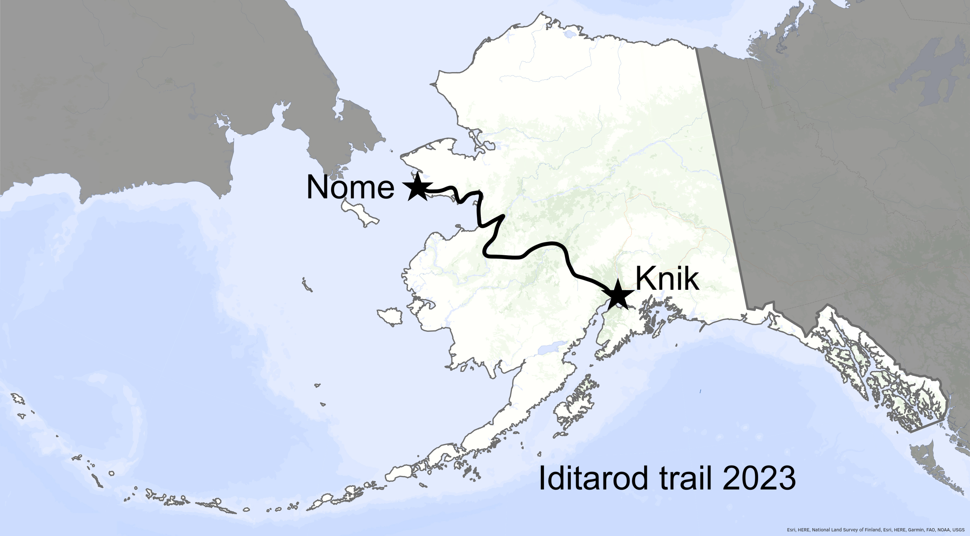 One thousand miles of Iditarod trail by bike Geophysical Institute